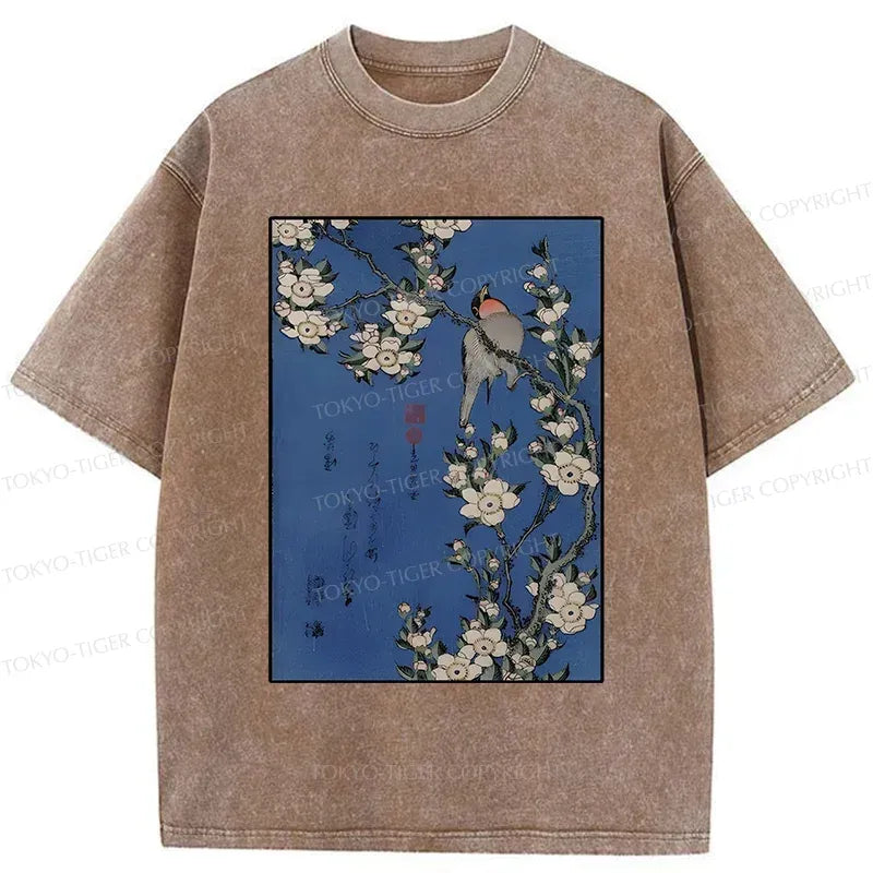 Japanese Bird Art T-Shirt Best Seller