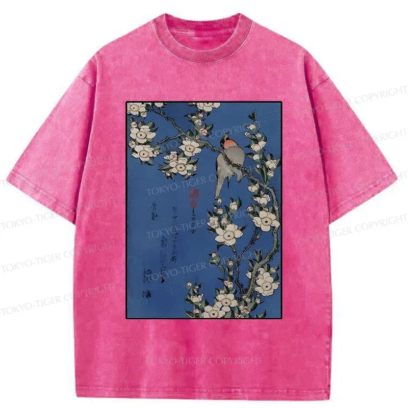Japanese Woodblock Print T-Shirt for Streetwear