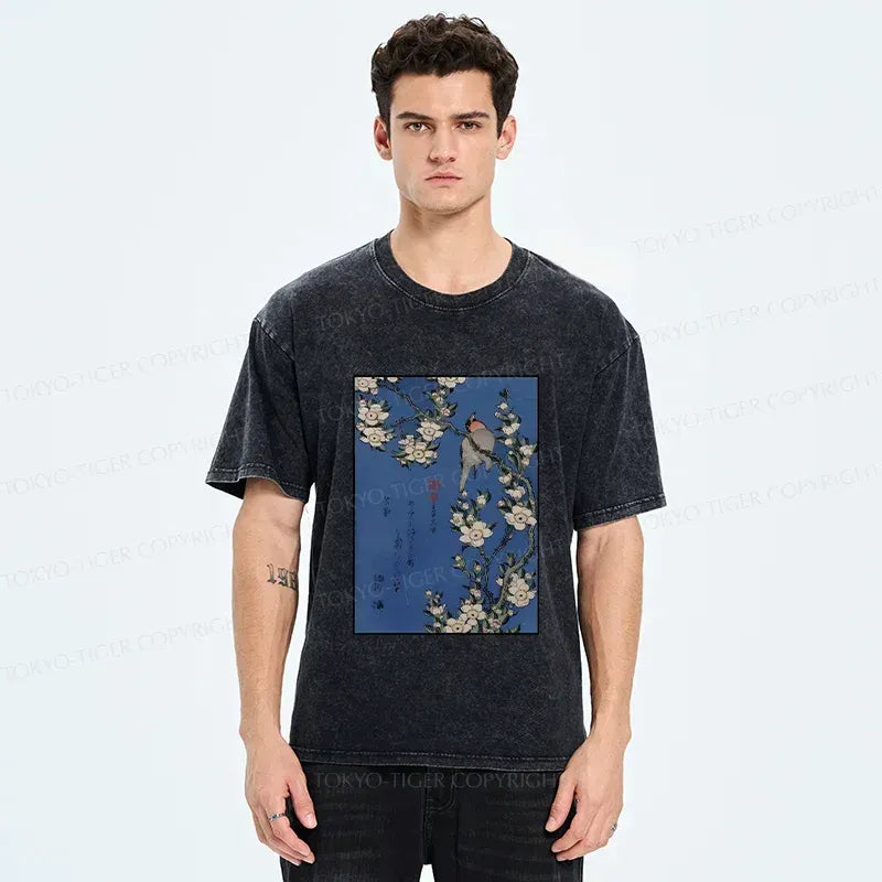 Kyoto Lion Washed Tee for Summer Vacation