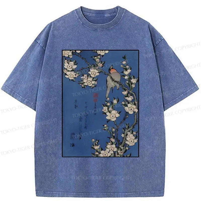 Kyoto Lion Washed Tee for Summer Vacation