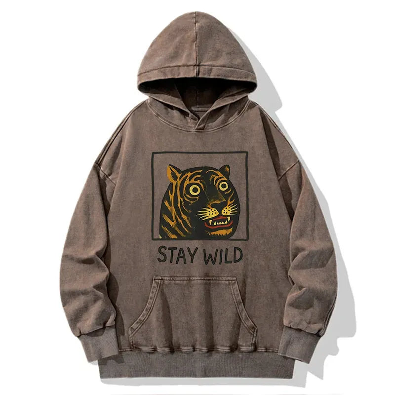 Japanese Style Tiger Hoodie for Streetwear