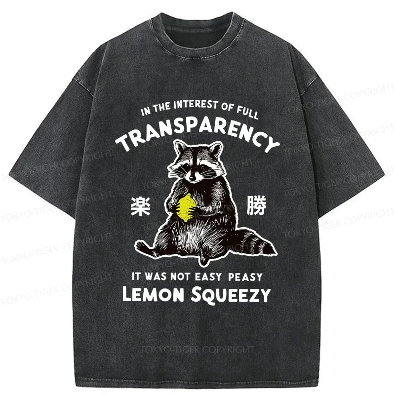 Washed Unisex T-Shirt for Summer Vacation