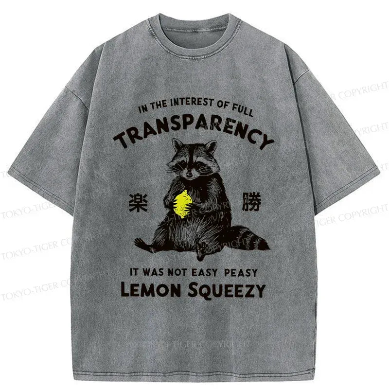 Washed Unisex T-Shirt for Summer Vacation
