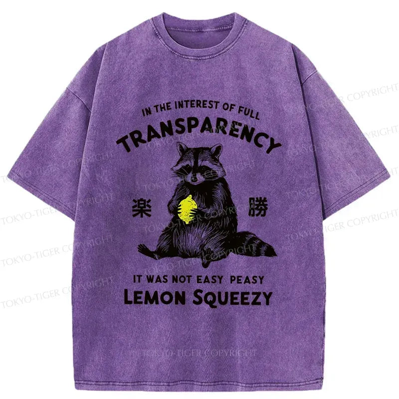 Washed Unisex T-Shirt for Summer Vacation