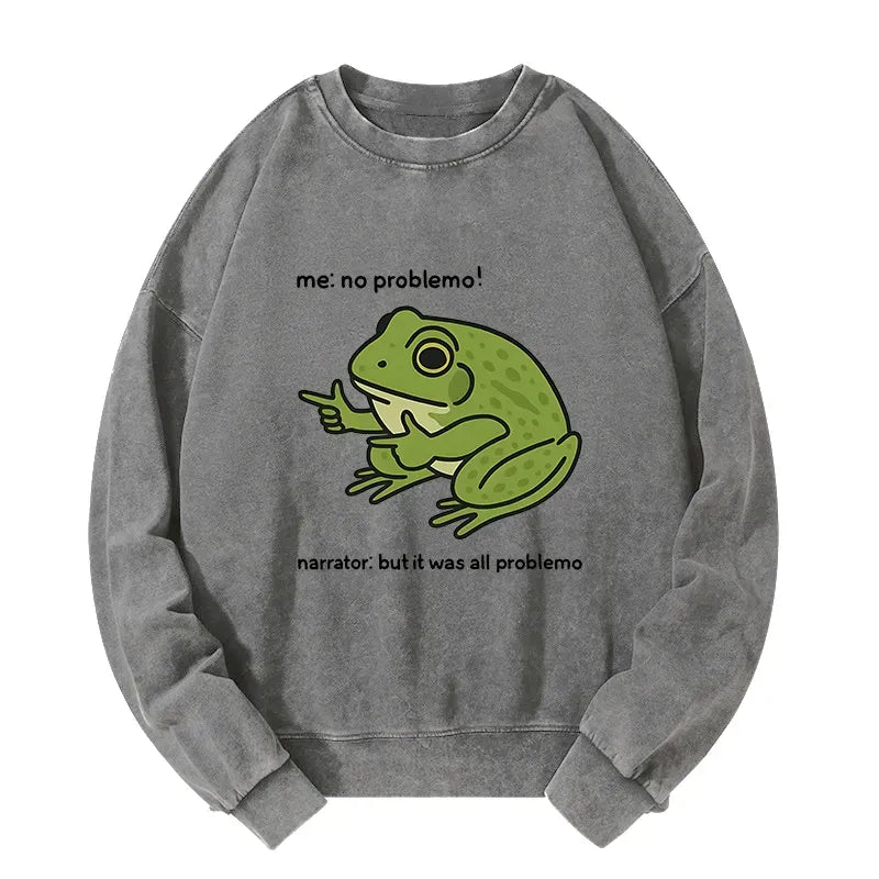 Stupid Frog Meme Sweatshirt for Daily Wear