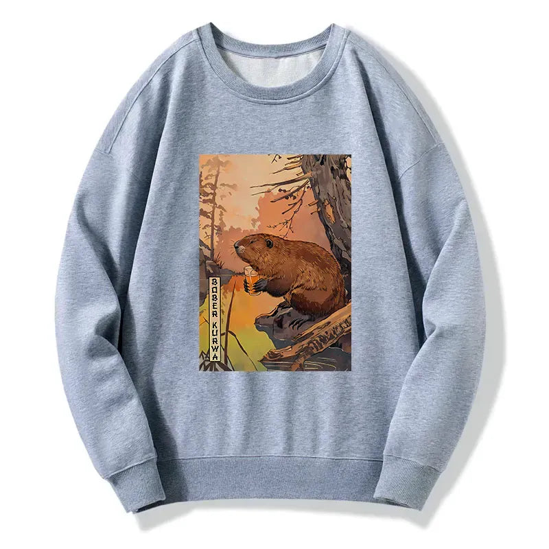 Kyoto lion vintage sweatshirt for streetwear