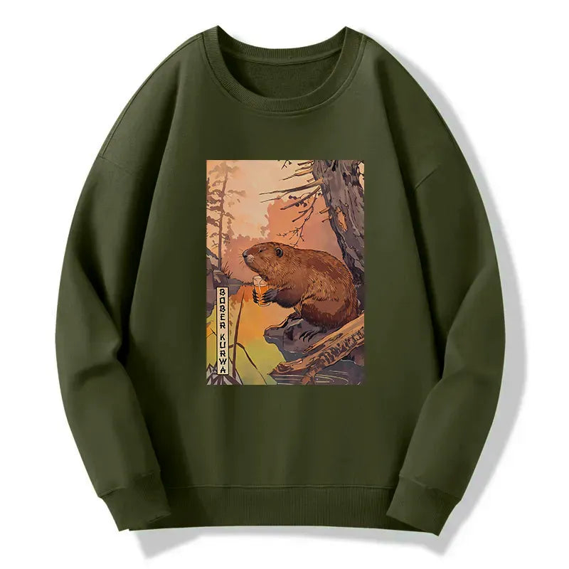 Japanese culture unisex sweatshirt for daily wear