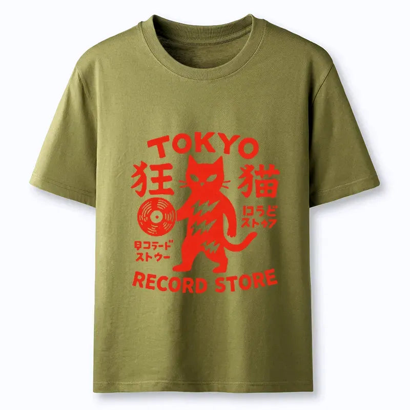 Japanese Cat T-Shirt for Everyday Wear