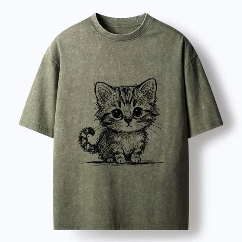 Vintage Kyoto Cat T-Shirt on Sale