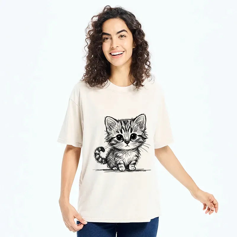 Vintage Kyoto Cat T-Shirt on Sale