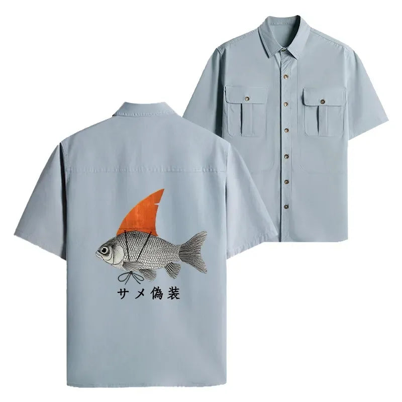 Kyoto Lion Work Shirt Free Shipping
