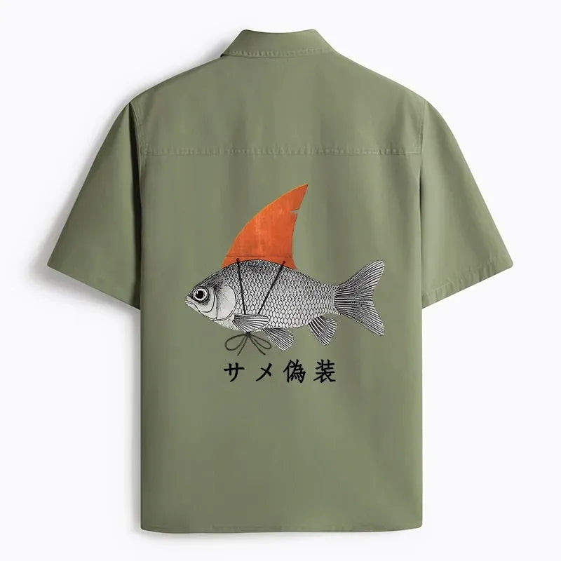 Japanese Kyoto Lion Fish Shirt