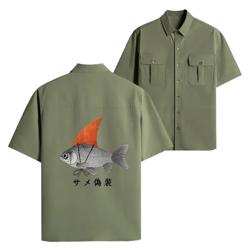 Japanese Kyoto Lion Fish Shirt