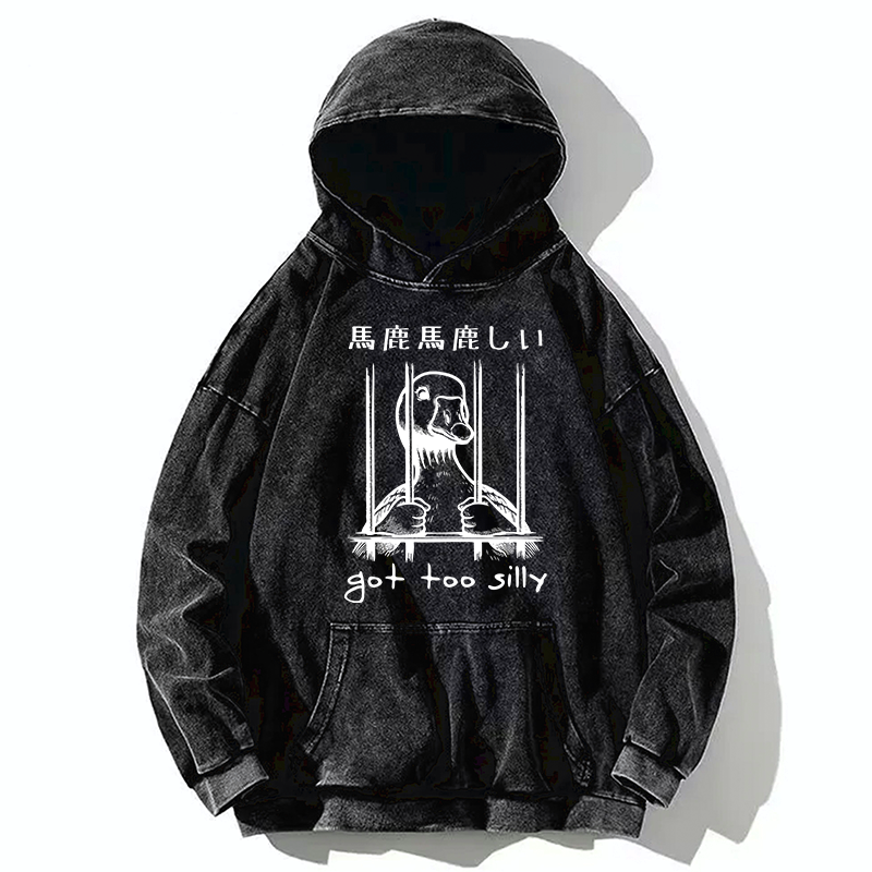 Japanese vintage lion hoodie daily wear