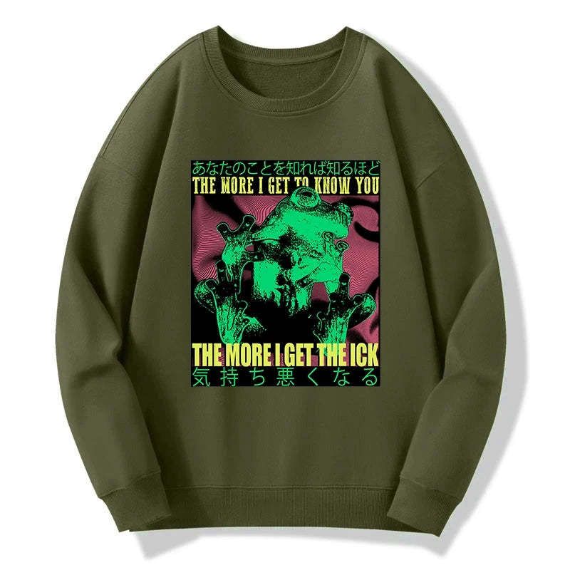 Kyoto-Lion Frog Sweatshirt Free Shipping