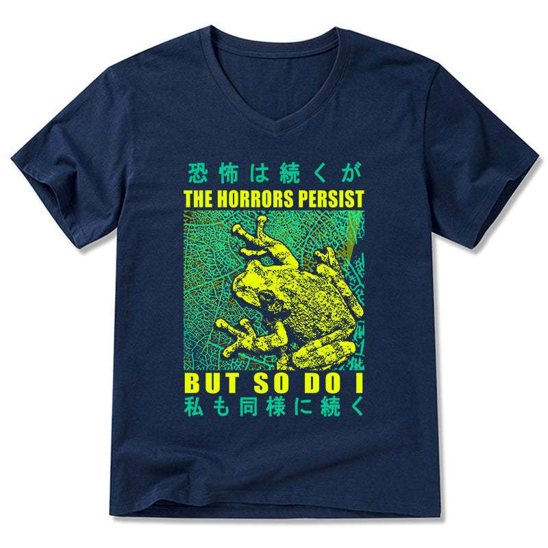 kyoto lion horror frog tee