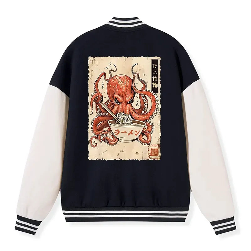 japanese culture octopus jacket on sale