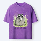 Kyoto-Lion Gentle Feral Raccoon Moments Washed T-Shirt
