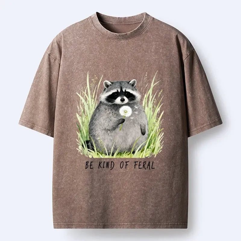 Gentle Feral Raccoon Shirt for Street Style