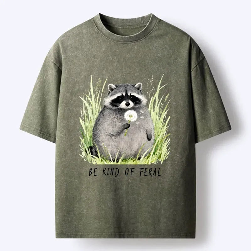 Gentle Feral Raccoon Shirt for Street Style