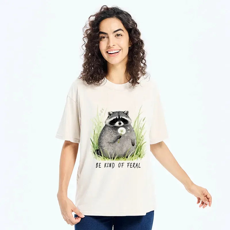 Gentle Feral Raccoon Shirt for Street Style