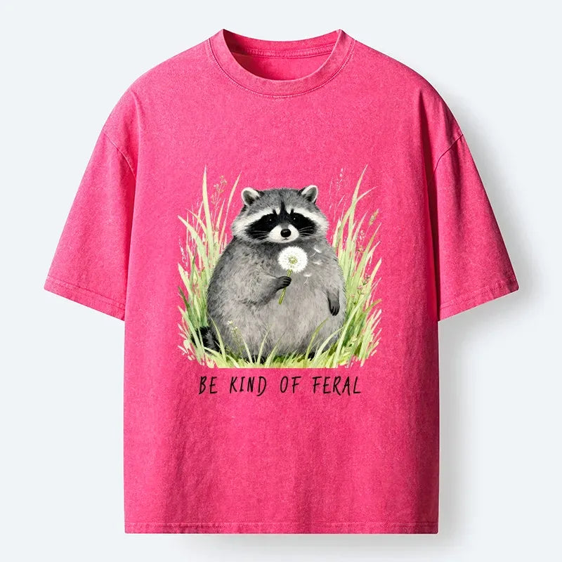 Gentle Feral Raccoon Shirt for Street Style
