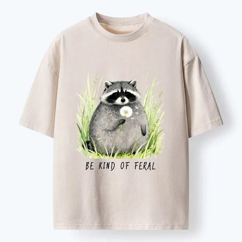 Gentle Feral Raccoon Shirt for Street Style