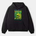 Japanese horror frog fleece hoodie