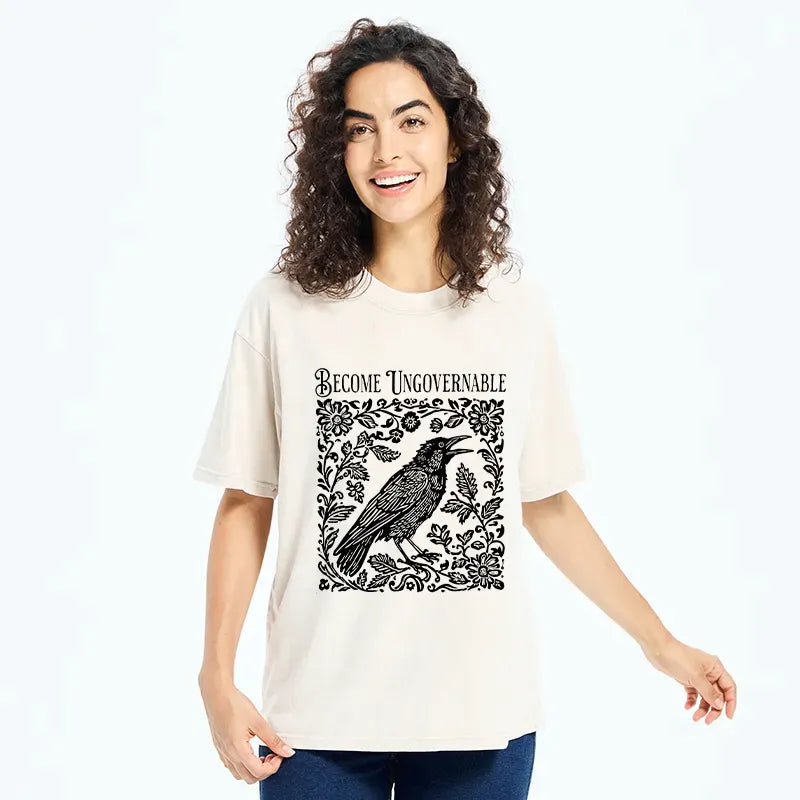 Japanese Vintage Crow Washed T-Shirt