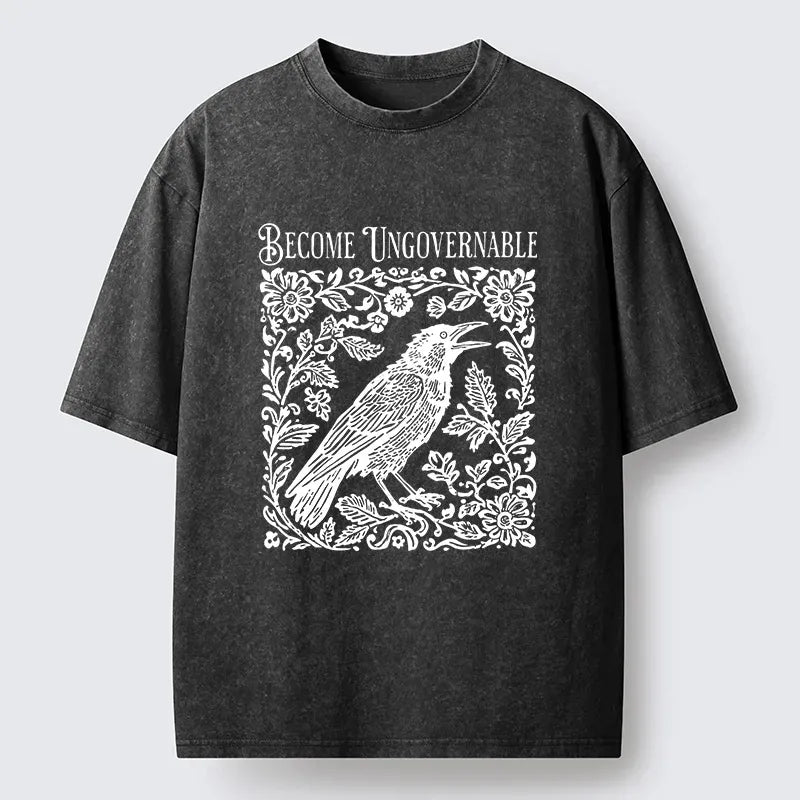 Japanese Vintage Crow Washed T-Shirt