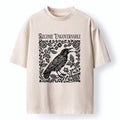 Crow Ukiyo-e Unisex T-Shirt for Casual
