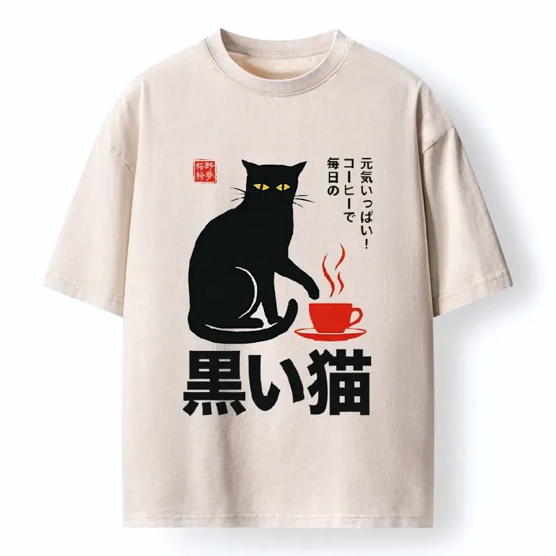 Kyoto Lion Unisex Cotton Tee for Summer Vacation