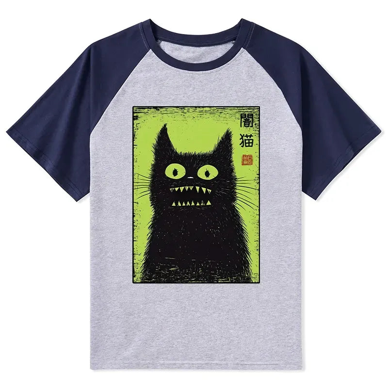 Comfortable Kyoto-Lion Cat Tee for Street Style