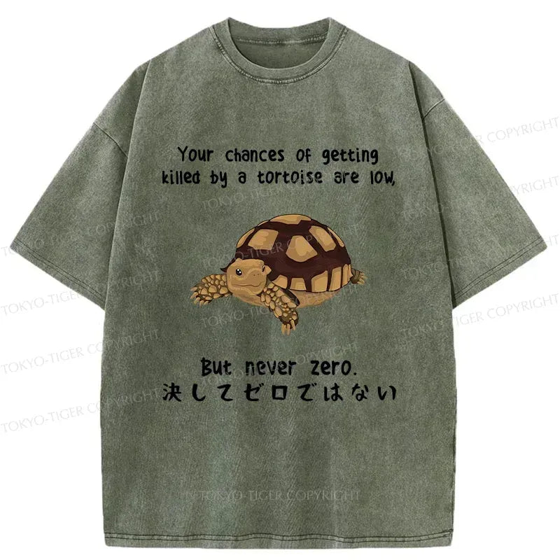 Kyoto-Lion Unisex Turtle T-Shirt for Everyday