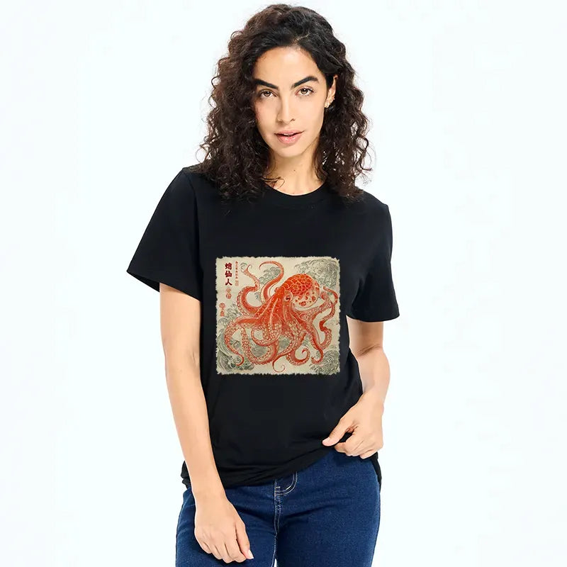 Classic Octopus T-Shirt for Streetwear