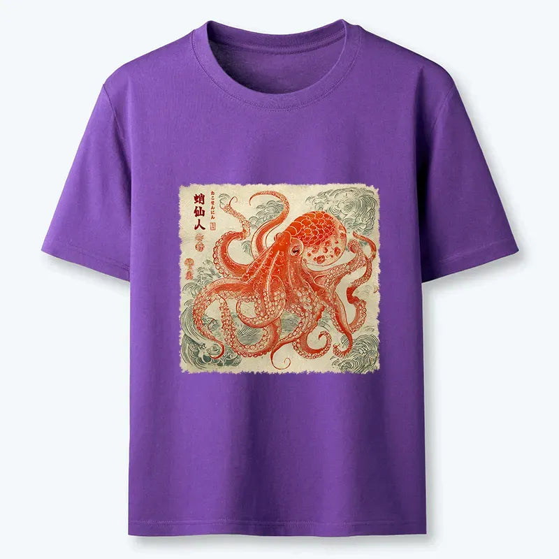 Classic Octopus T-Shirt for Streetwear