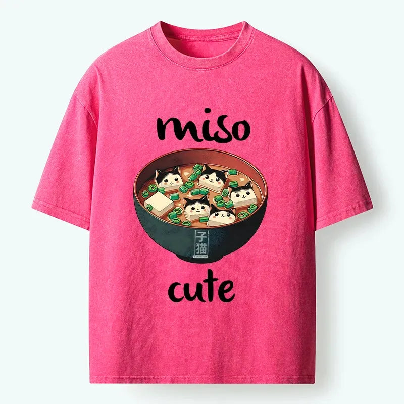 japanese vintage cat t-shirt for men