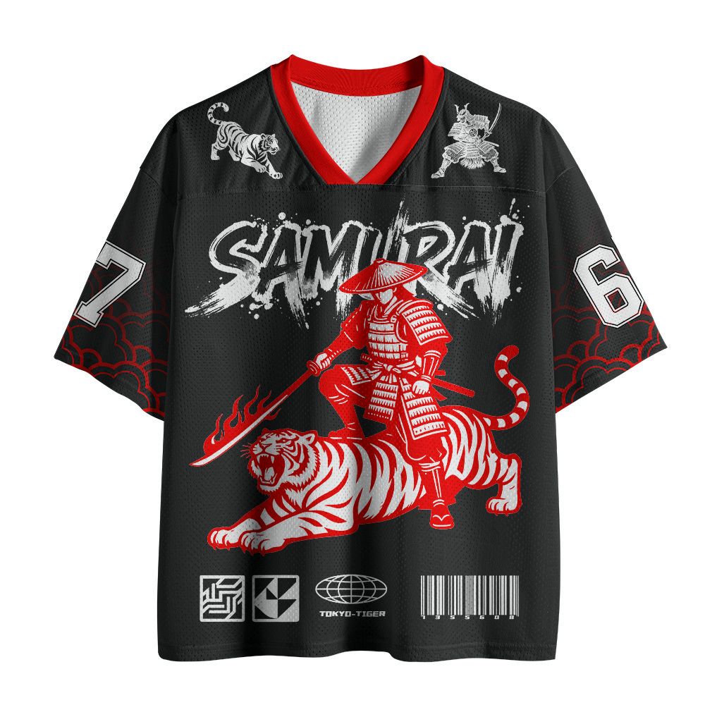 Japanese Samurai Mesh Jersey for Summer