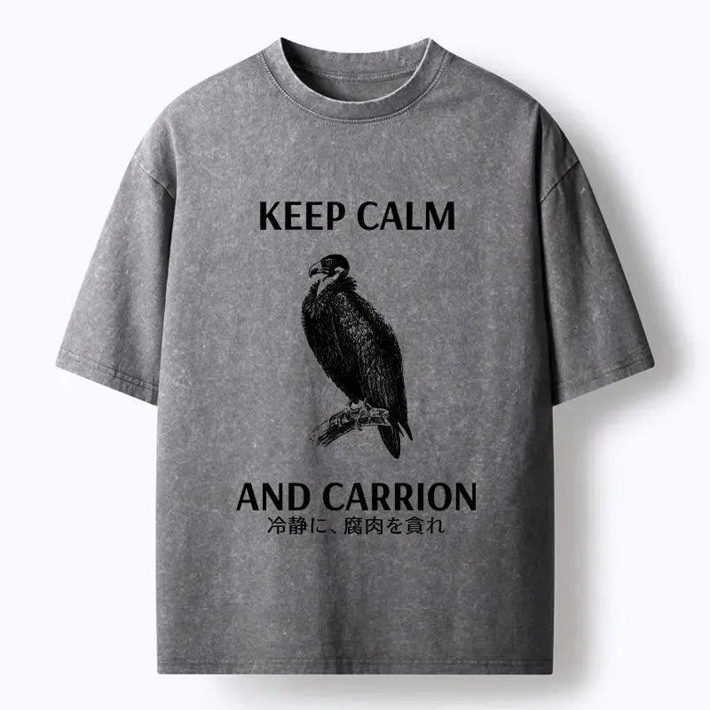 japanese style vulture tee for casual wear