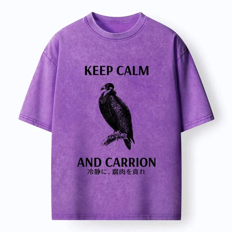 japanese style vulture tee for casual wear