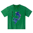 Japanese Koi Fish Kids Washed T-Shirt