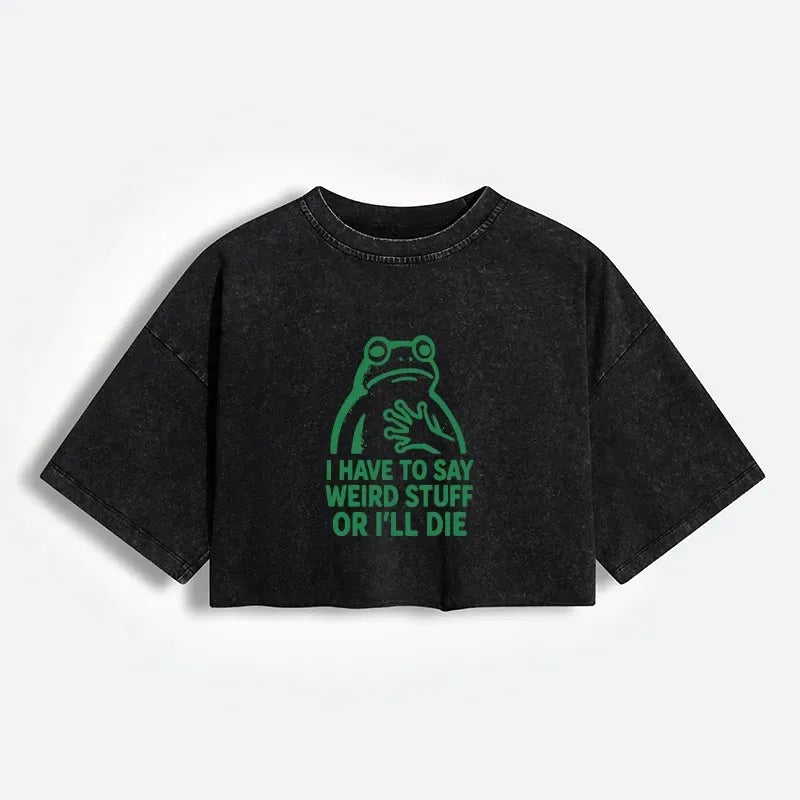 Weird Frog T-Shirt Gift Idea for Her