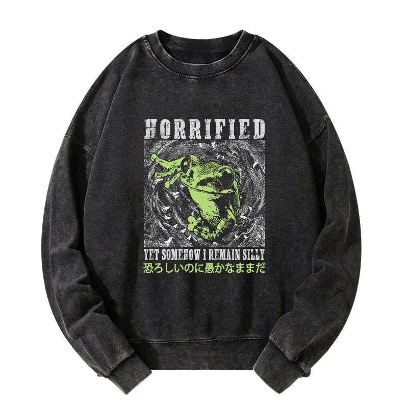 washed unisex sweatshirt for daily wear
