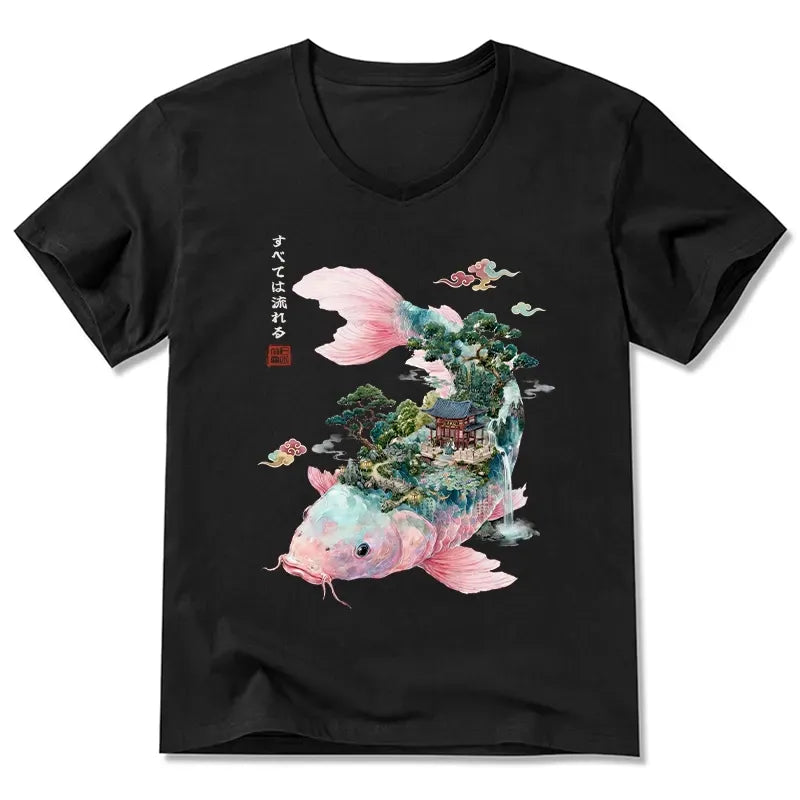 Flowing Koi Unisex Tee Free Shipping
