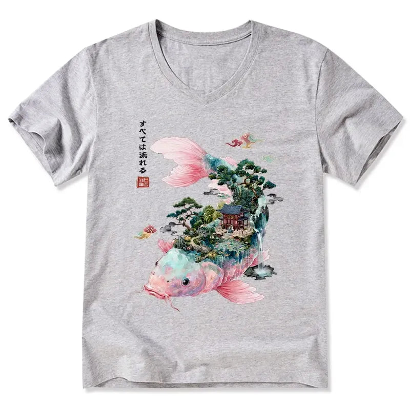 Flowing Koi Unisex Tee Free Shipping