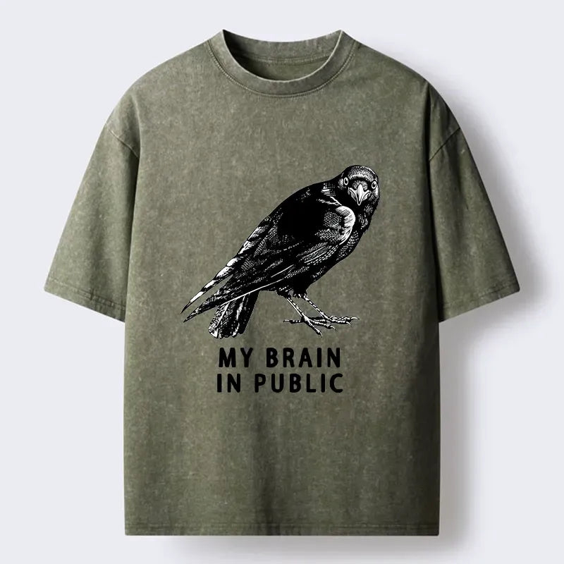 Unisex Kyoto Crow T-Shirt for Streetwear