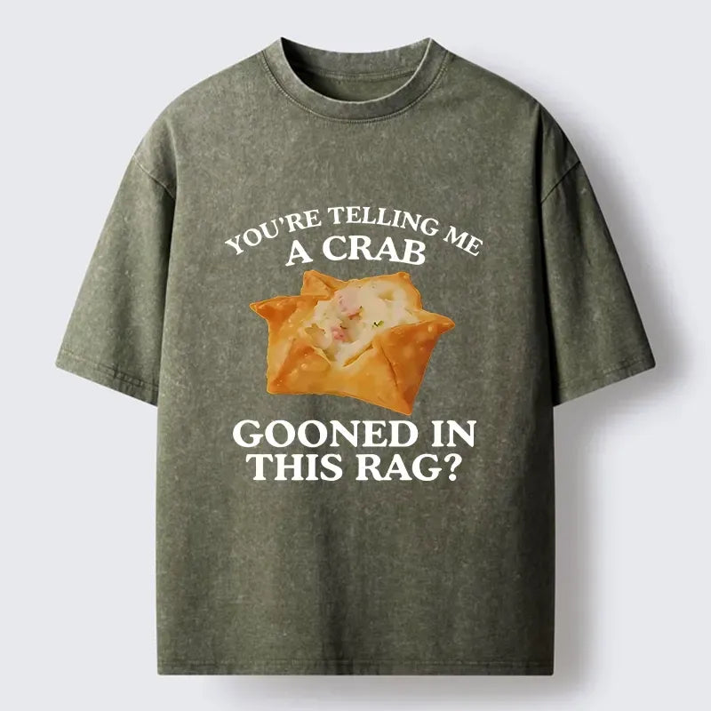 Kyoto-Lion A Crab In A Crispy Wrap Washed T-Shirt
