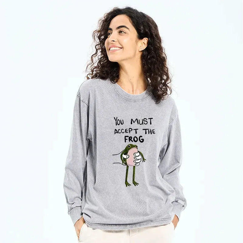 Japanese Frog Long Sleeve T-Shirt