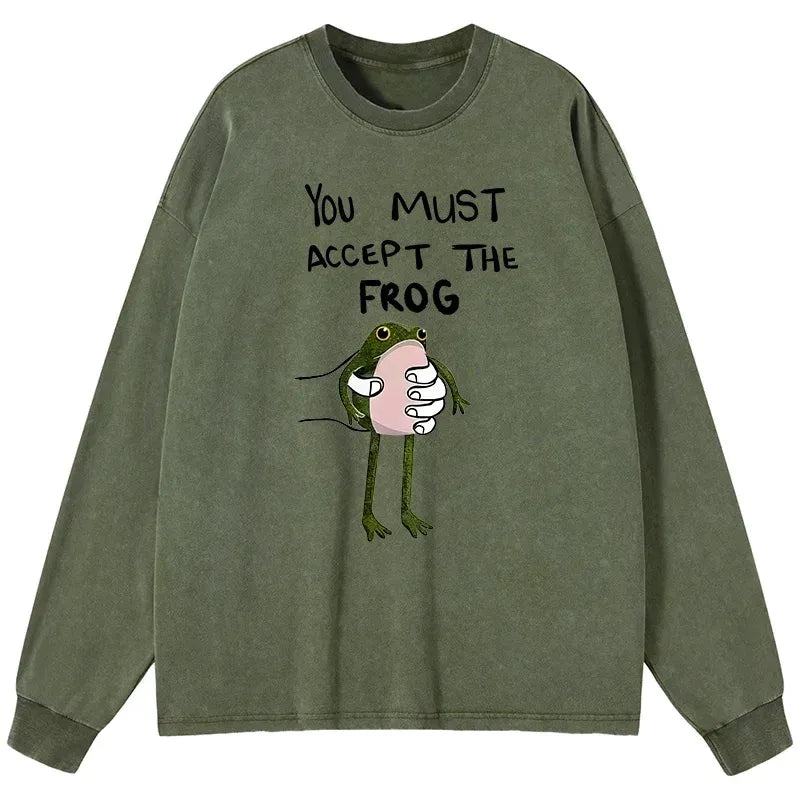 Japanese Frog Long Sleeve T-Shirt