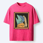 Kyoto-Lion Fish With A Pearl Earring Washed T-Shirt